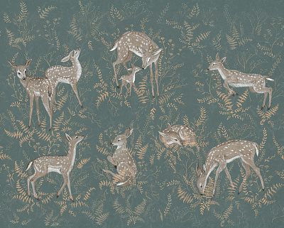 Фотообои BAMBI 6, FAUNA, Factura